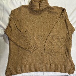 J. Jill Tan Turtleneck Sweater